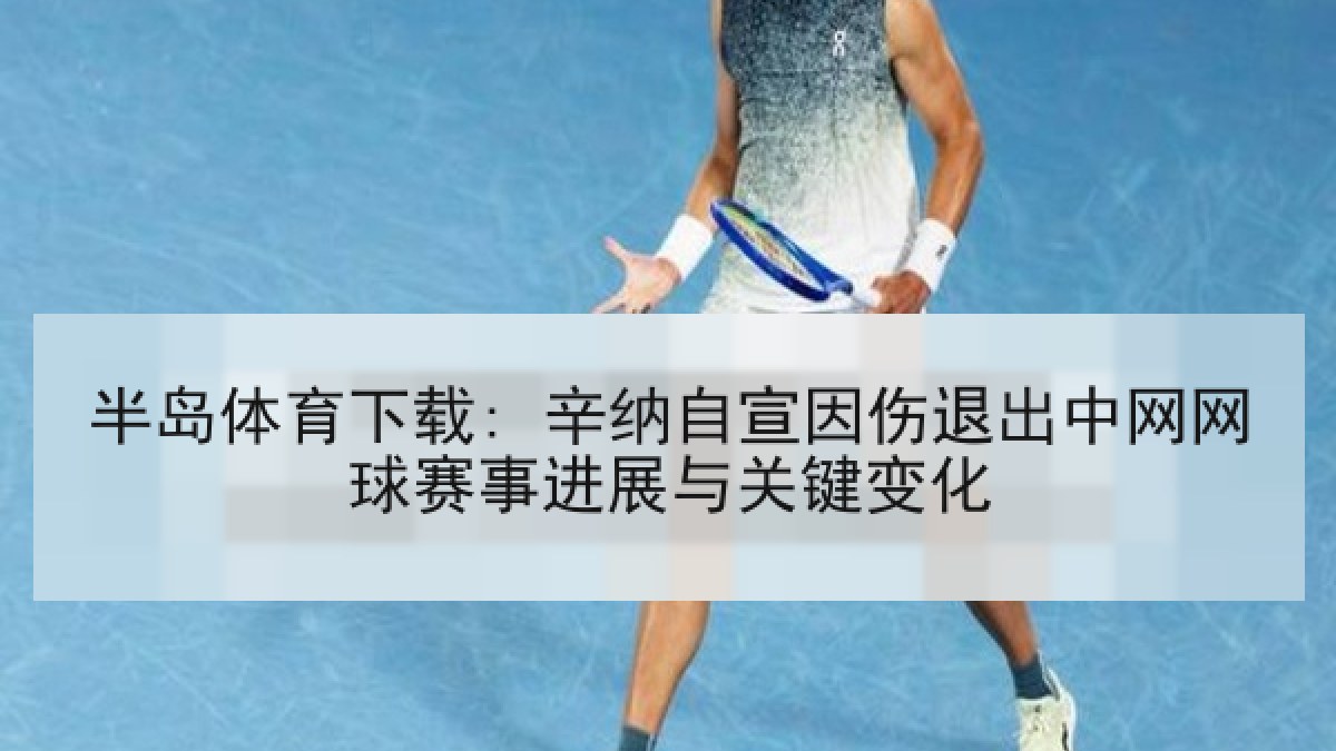 半岛体育下载: 辛纳自宣因伤退出中网网球赛事进展与关键变化